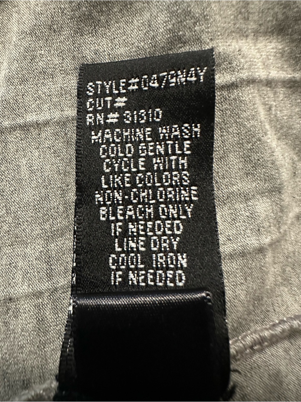 Alyx Size XL Gray Pleated Jacket with Tie Front EUC - Picture 3 of 7